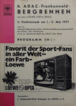 Programme cover of Frankenwald Hill Climb, 02/05/1971