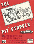 Programme cover of Stafford Motor Speedway, 27/05/1974