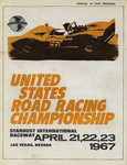 Programme cover of Stardust International Raceway, 23/04/1967