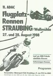 Programme cover of Straubing-Wallmühle, 28/08/1988