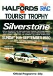 Programme cover of Silverstone Circuit, 14/09/1980
