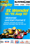Programme cover of St. Wendel, 19/08/1990