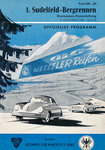 Programme cover of Sudelfeld Hill Climb, 09/10/1960