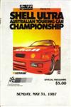 Programme cover of Surfers Paradise International Raceway, 31/05/1987