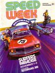 Programme cover of Surfers Paradise International Raceway, 09/11/1975