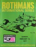 Programme cover of Surfers Paradise International Raceway, 13/02/1977