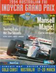 Programme cover of Surfers Paradise Street Circuit, 20/03/1994