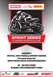 Programme cover of Sydney Motorsport Park, 22/05/2022