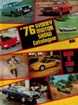 Programme cover of Sydney Motor Show, 1976