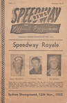 Programme cover of Sydney Showground Speedway, 12/11/1955