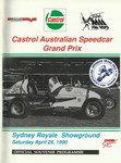 Programme cover of Sydney Showground Speedway, 28/04/1990