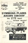 Programme cover of Symmons Plains, 28/11/1965