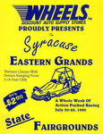 Programme cover of Syracuse Quarter Midget Club, 28/07/1990