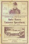 Programme cover of Tacoma Speedway, 04/07/1919
