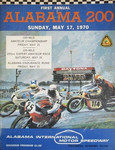 Programme cover of Talladega Superspeedway, 17/05/1970