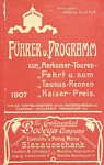 Programme cover of Taunus, 14/06/1907