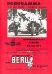 Programme cover of Tegelen, 28/05/1978