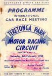 Programme cover of Teretonga Park, 08/02/1958