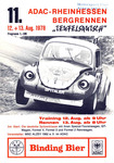 Programme cover of Teufelsrutsch Hill Climb, 13/08/1978