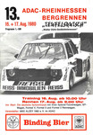 Programme cover of Teufelsrutsch Hill Climb, 17/08/1980