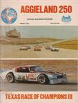 Programme cover of Texas World Speedway, 12/03/1978