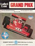 Programme cover of Texas World Speedway, 29/07/1979