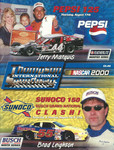Programme cover of Thompson International Speedway, 27/08/2000
