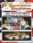 Programme cover of Thompson International Speedway, 13/07/2002