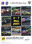Programme cover of Thruxton Race Circuit, 07/05/2001
