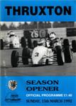 Thruxton Race Circuit, 15/03/1992