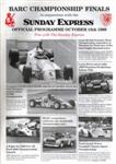 Programme cover of Thruxton Race Circuit, 15/10/1989