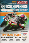 Programme cover of Thruxton Race Circuit, 04/08/2019