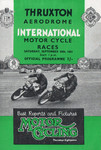 Programme cover of Thruxton Race Circuit, 29/09/1951