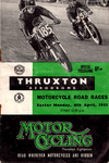 Programme cover of Thruxton Race Circuit, 06/04/1953