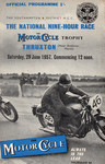 Programme cover of Thruxton Race Circuit, 29/06/1957