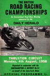 Programme cover of Thruxton Race Circuit, 04/08/1958