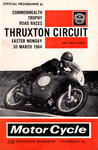Programme cover of Thruxton Race Circuit, 30/03/1964