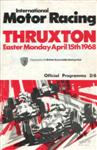 Programme cover of Thruxton Race Circuit, 15/04/1968