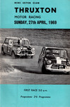 Programme cover of Thruxton Race Circuit, 27/04/1969