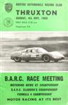Programme cover of Thruxton Race Circuit, 04/05/1969