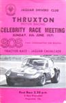 Programme cover of Thruxton Race Circuit, 06/06/1971