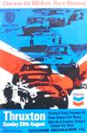 Programme cover of Thruxton Race Circuit, 29/08/1971