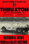 Programme cover of Thruxton Race Circuit, 24/09/1972