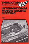 Programme cover of Thruxton Race Circuit, 15/04/1974