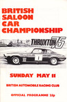 Programme cover of Thruxton Race Circuit, 11/05/1975