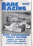 Thruxton Race Circuit, 26/10/1975