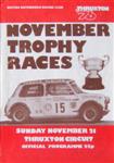 Programme cover of Thruxton Race Circuit, 21/11/1976