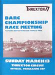 Thruxton Race Circuit, 13/03/1977