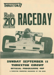 Programme cover of Thruxton Race Circuit, 11/09/1977