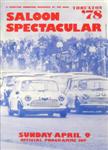 Programme cover of Thruxton Race Circuit, 09/04/1978